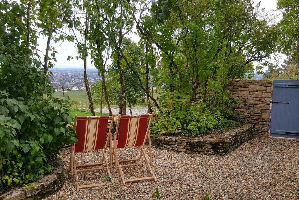 La Maison De L'Ecu : Charme Et Vue Incroyable Beaune  Exteriör bild